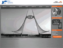 Tablet Screenshot of jindalsteelway.com